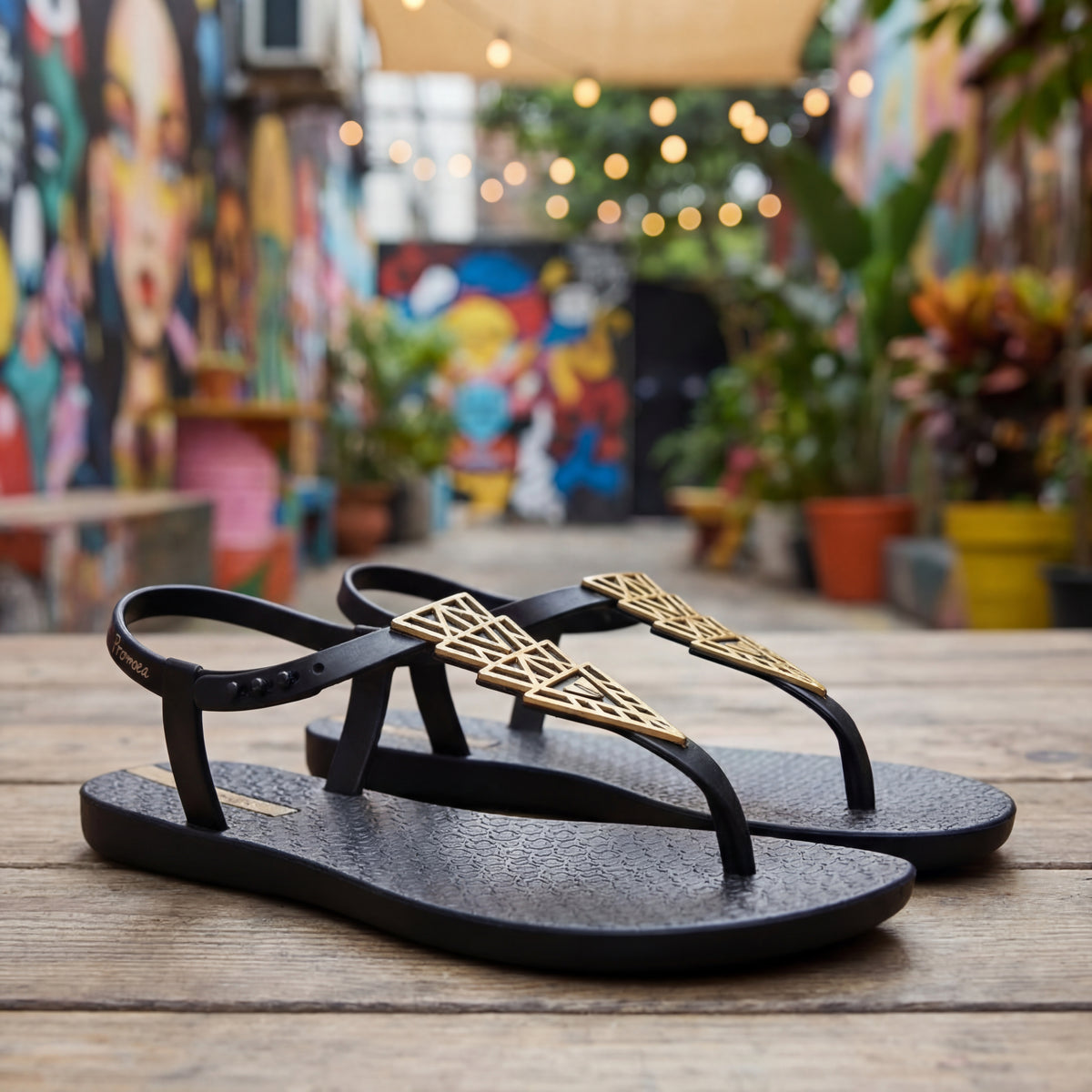 Bohemian Strappy Flat Sandals