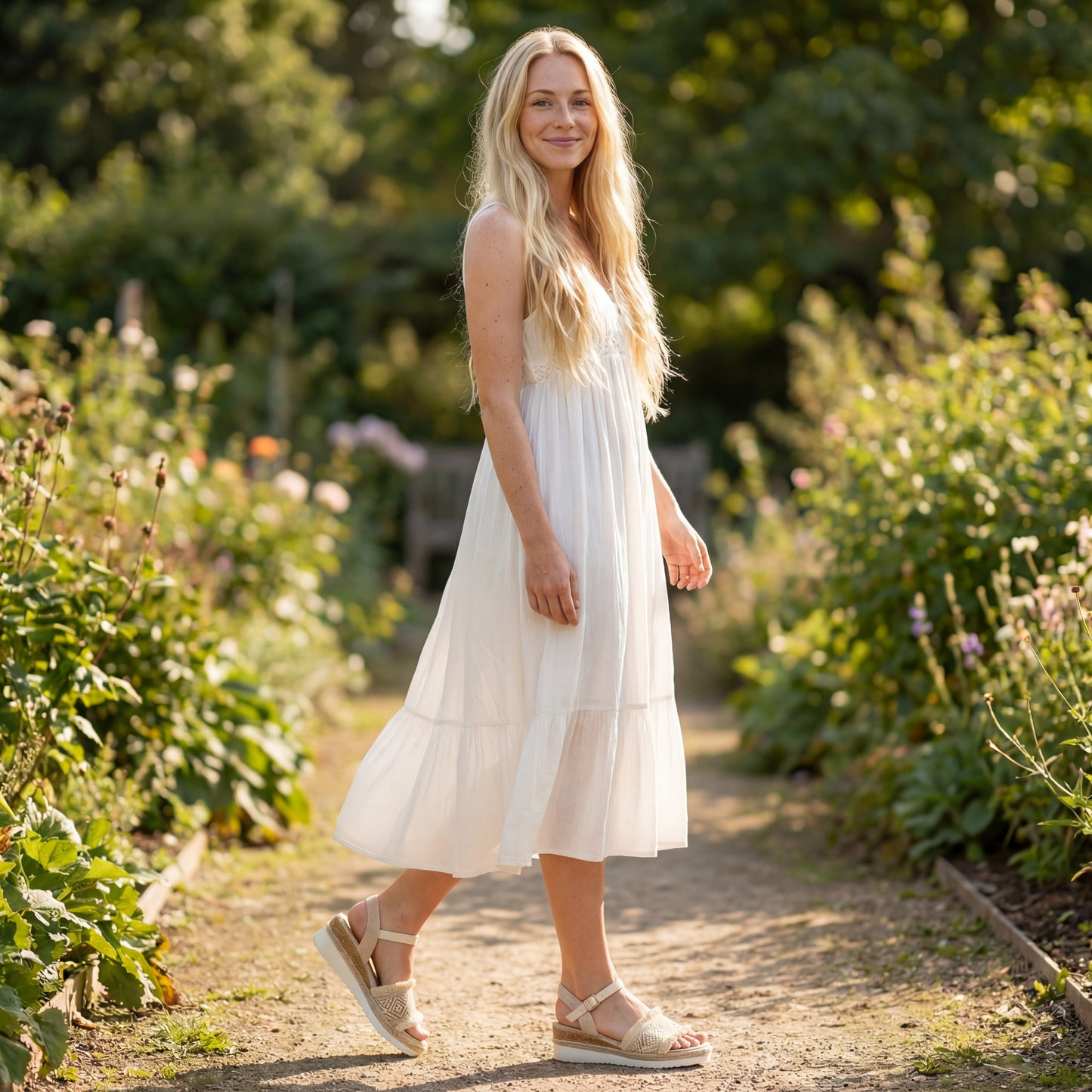 Lightweight Bohemian All-Day Platform Wedges