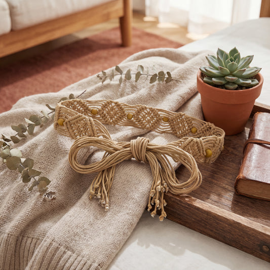 Boho Woven Knot Belt
