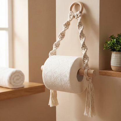 Handcrafted Bohemian Wood Wall Holder