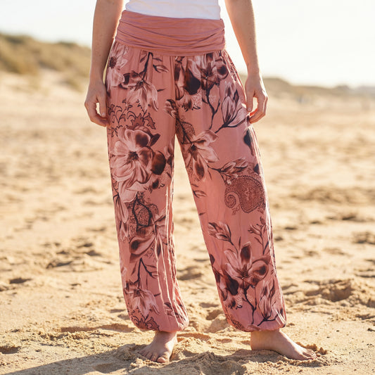 Effortless Retro Wide Leg Pants