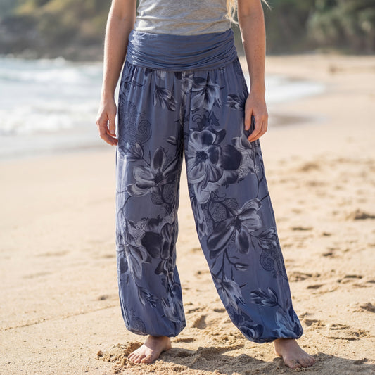 Effortless Retro Wide Leg Pants