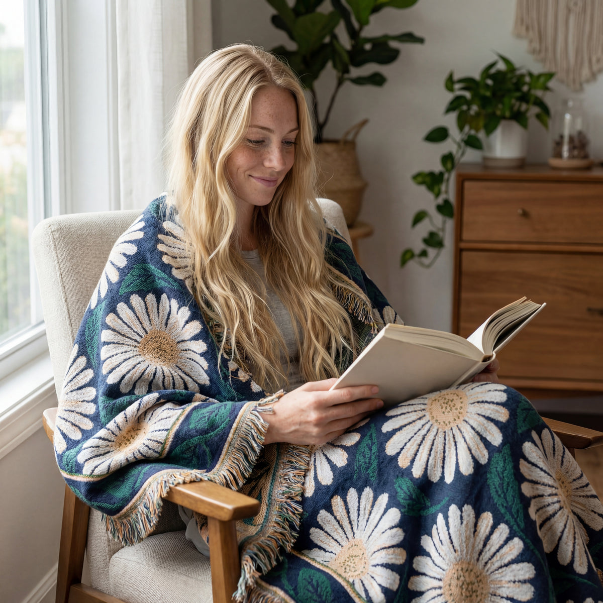 Artisan Woven Plaid Throw