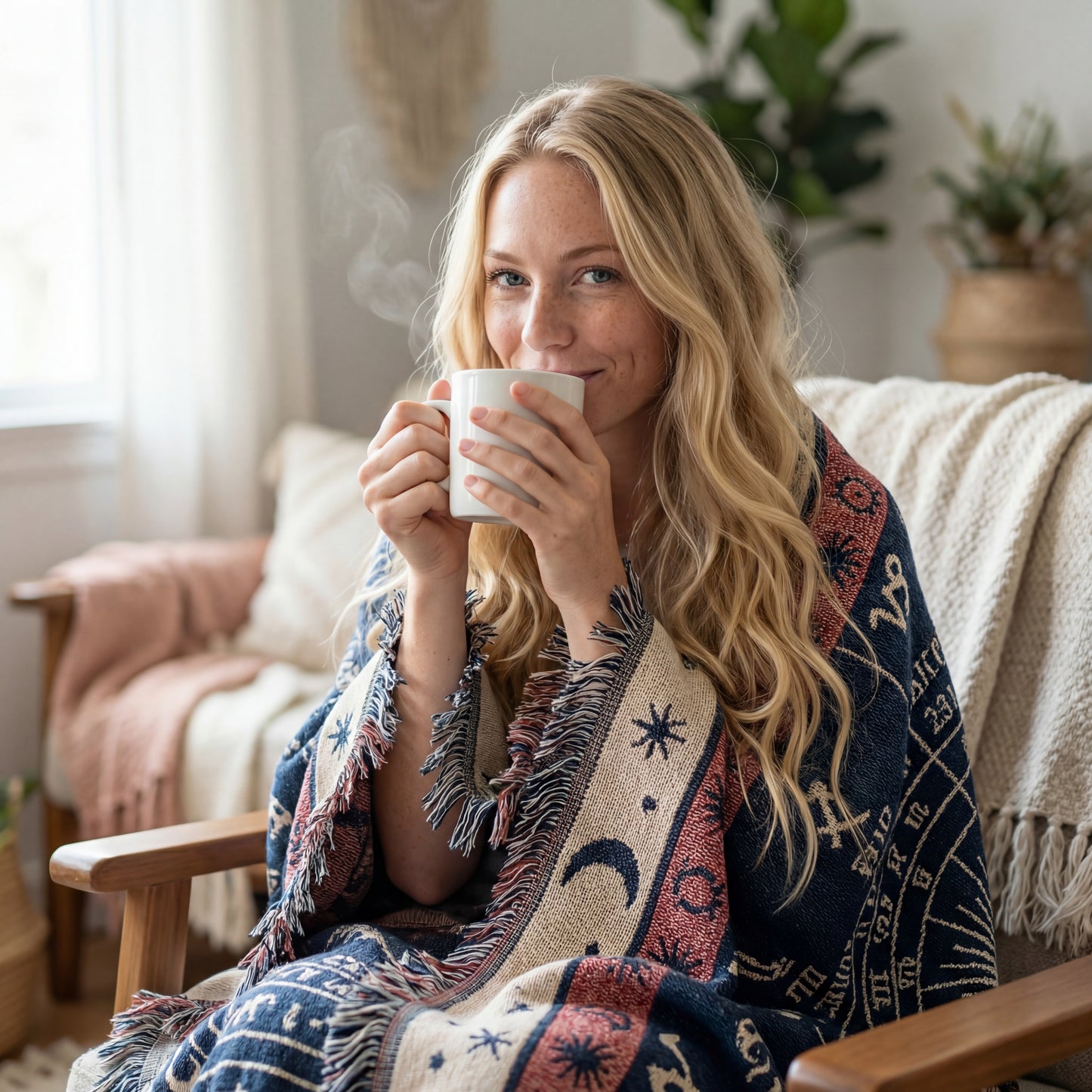 Artisan Woven Plaid Throw