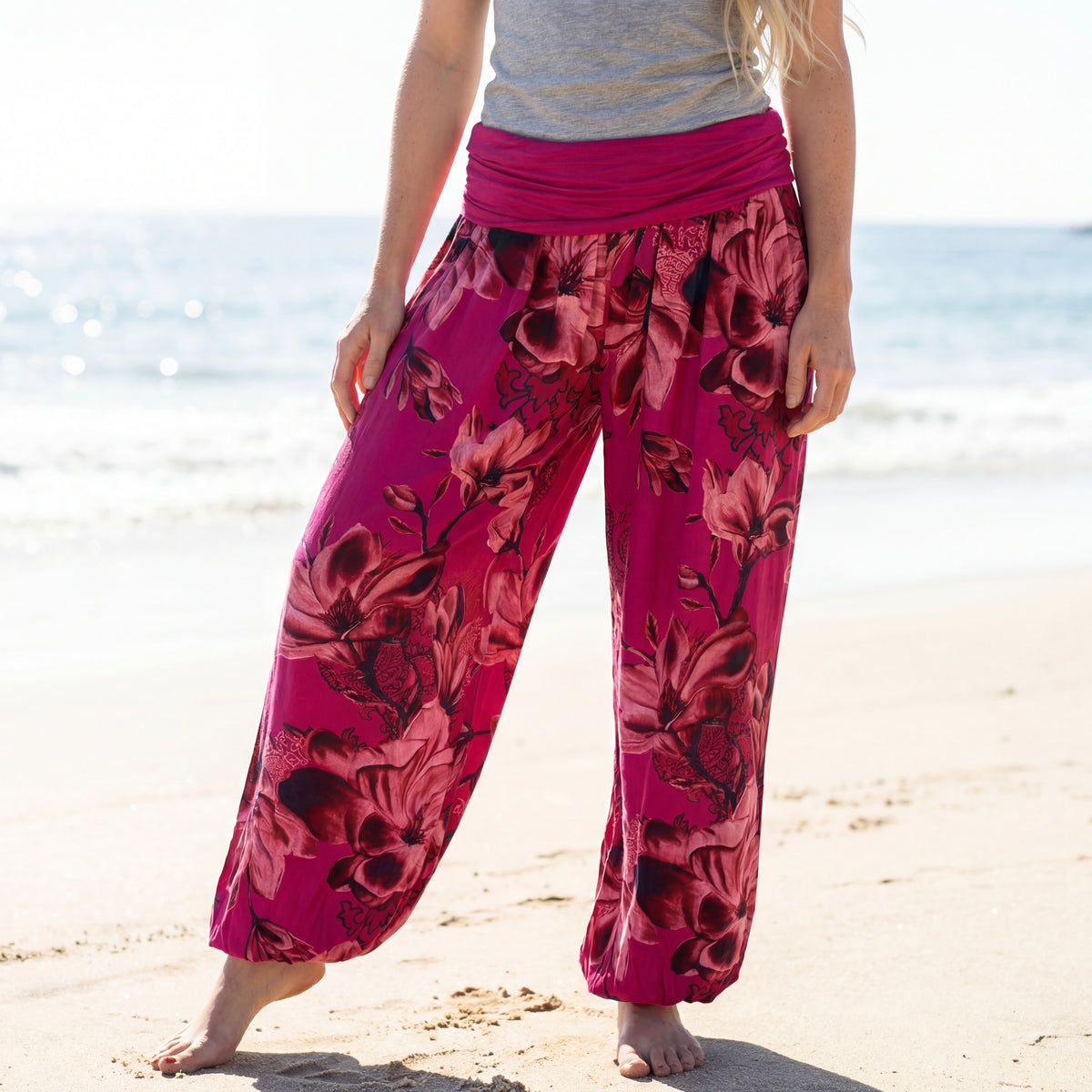 Effortless Retro Wide Leg Pants