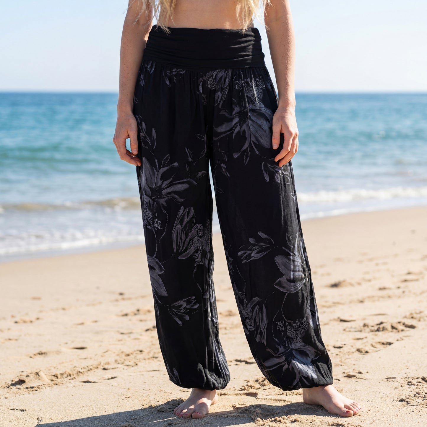 Effortless Retro Wide Leg Pants