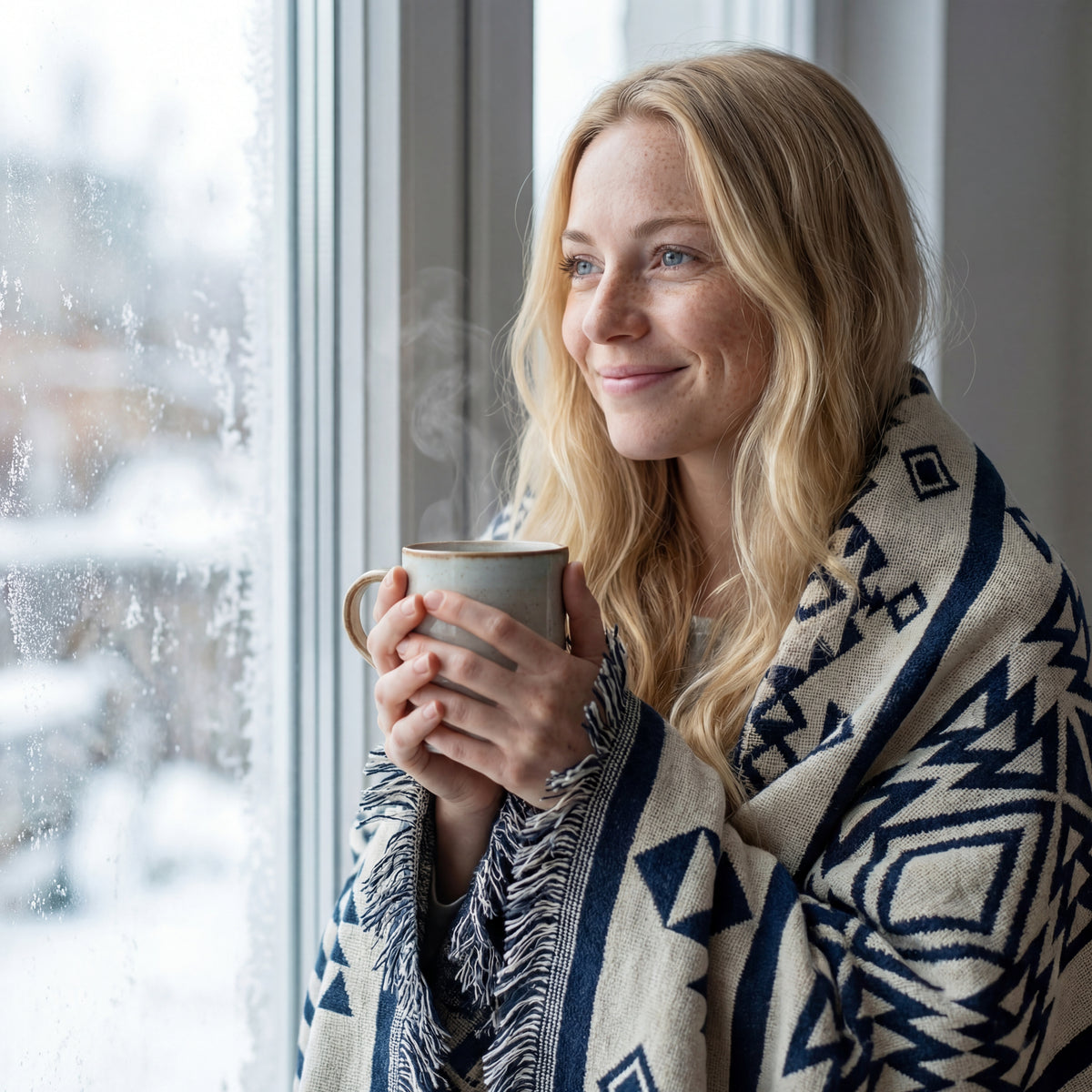 Artisan Woven Plaid Throw
