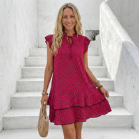 The Serene Ruffle Mini Dress