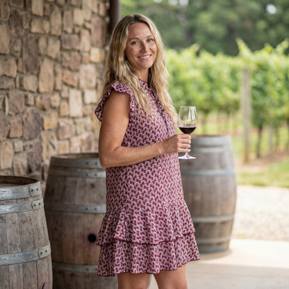 The Serene Ruffle Mini Dress