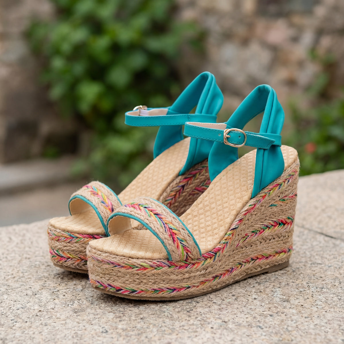 Elevated Comfort Slingback Platform Wedges