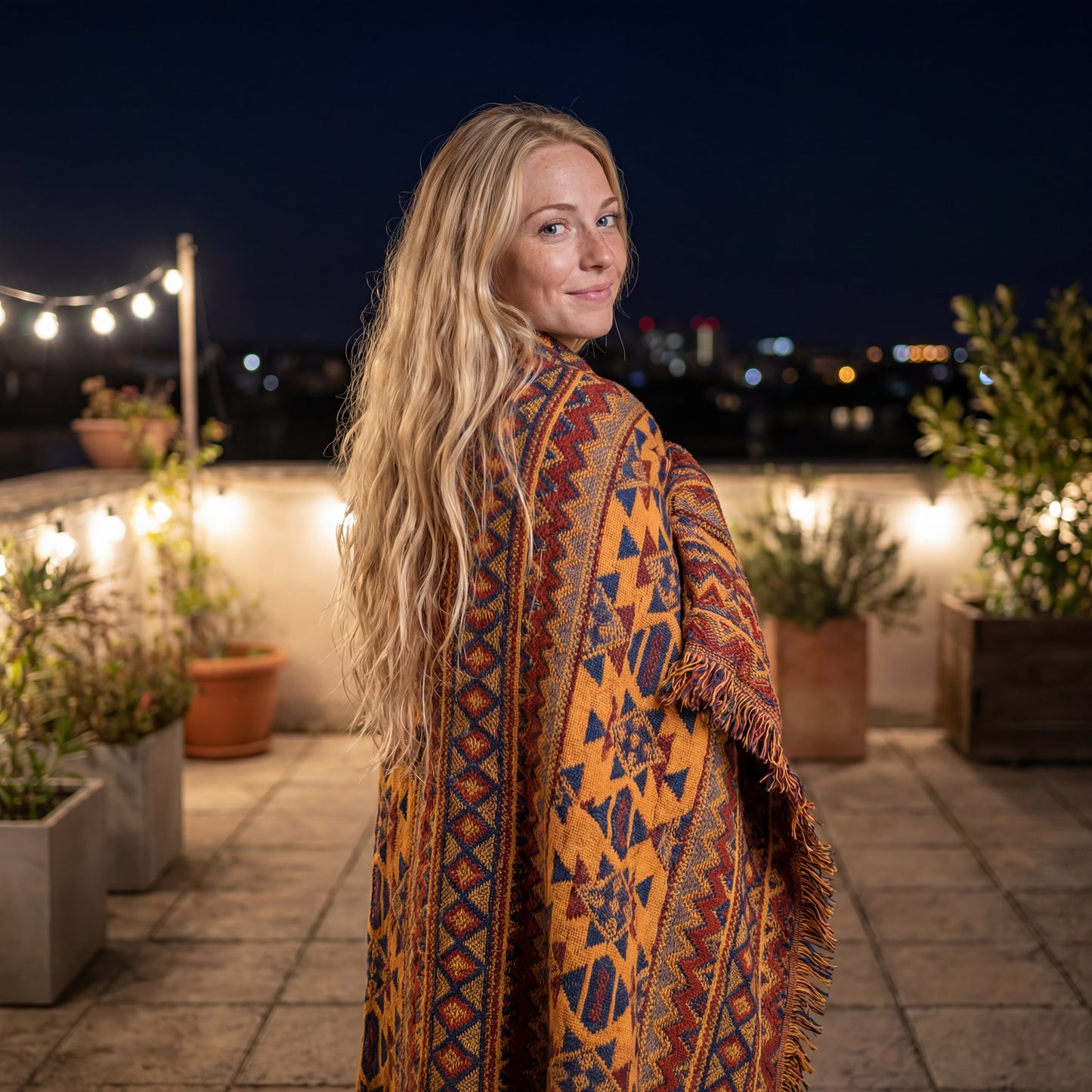 Artisan Woven Plaid Throw