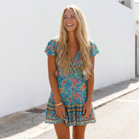 Wanderlust Floral Wrap Dress