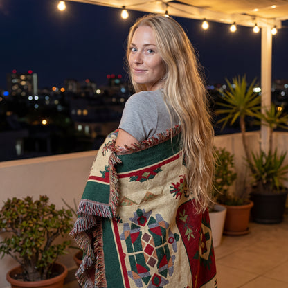 Artisan Woven Plaid Throw