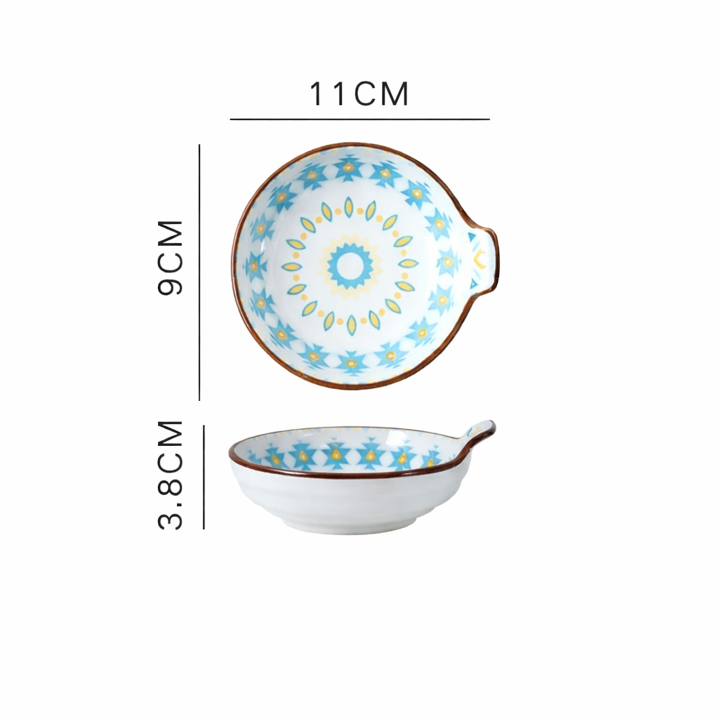 Bohemian Ceramic Accent Dishes