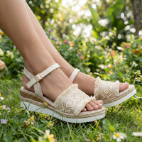 Lightweight Bohemian All-Day Platform Wedges