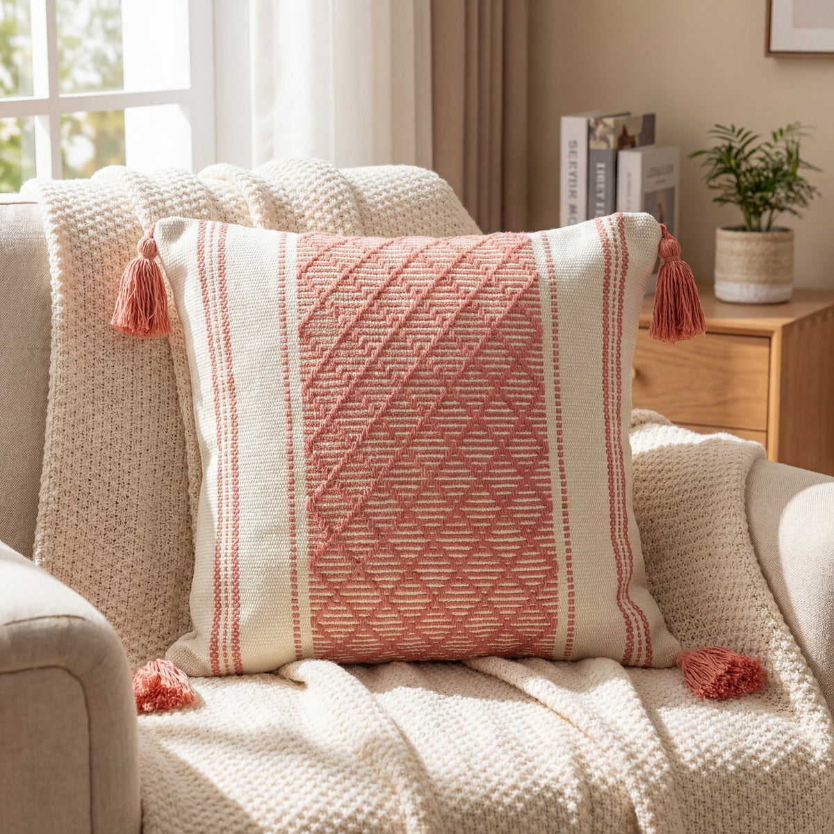 Artisan Tufted Cushion Cover