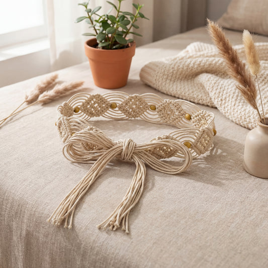 Boho Woven Knot Belt