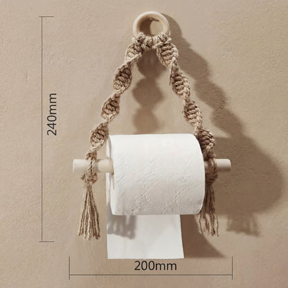 Handcrafted Bohemian Wood Wall Holder