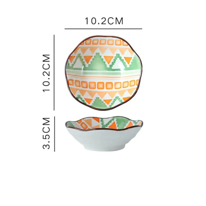Bohemian Ceramic Accent Dishes