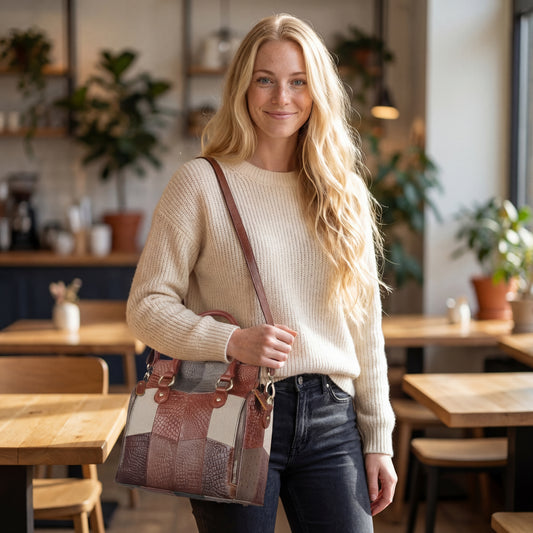 Caramel Voyager Organizer Tote