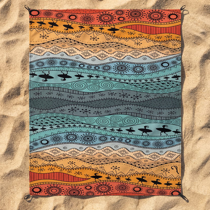 Sahara Sand-Free Beach Blanket