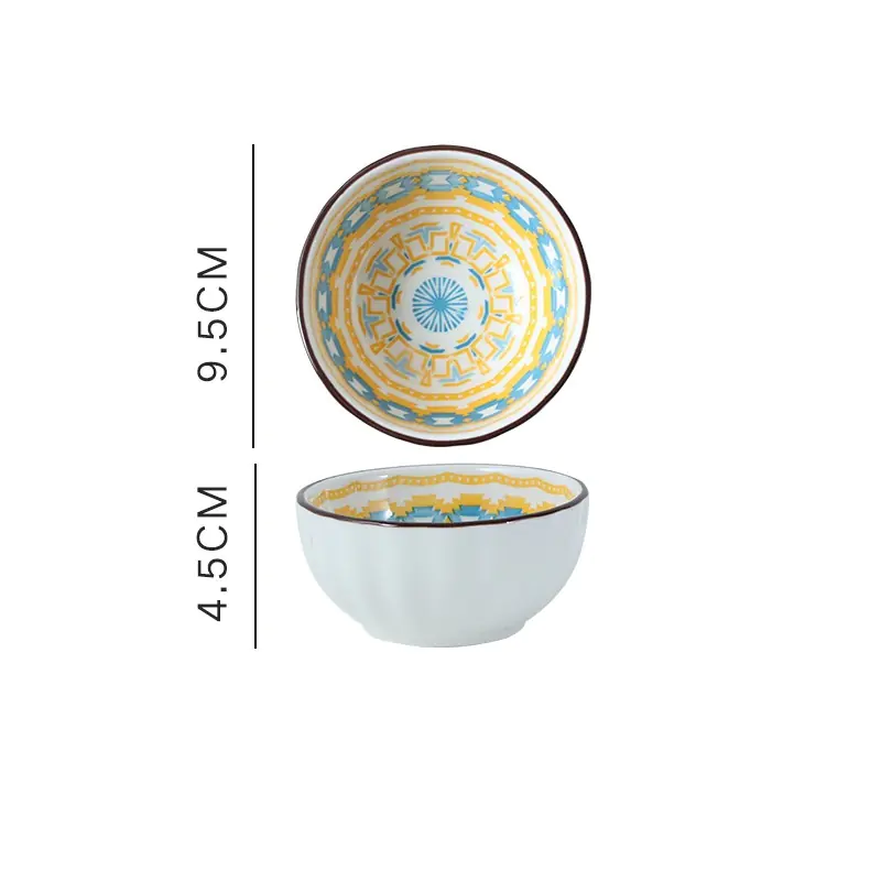 Bohemian Ceramic Accent Dishes