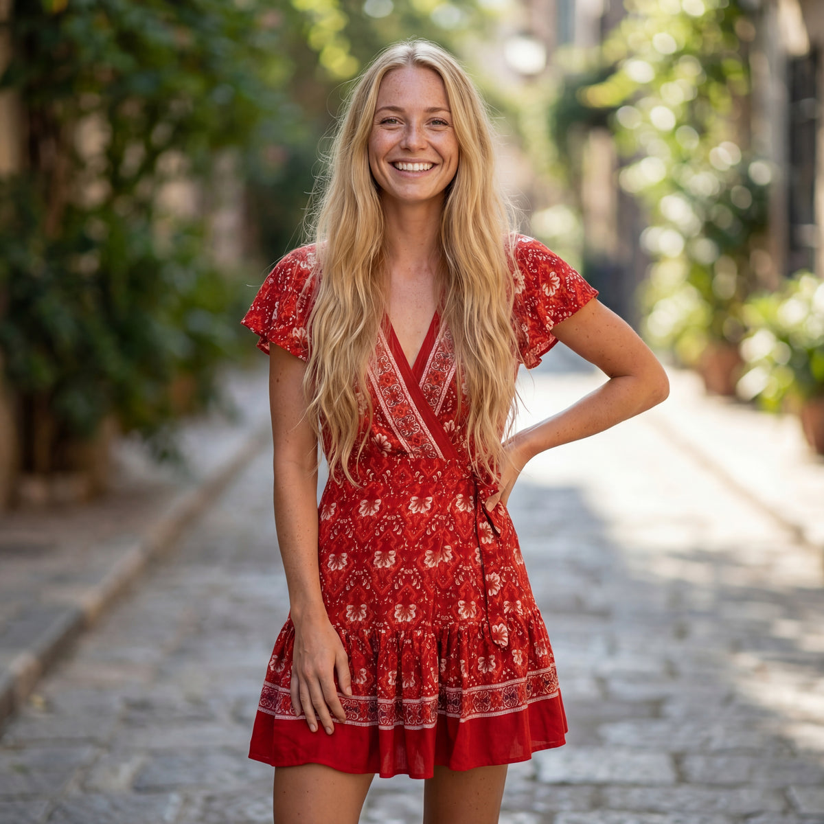 Wanderlust Floral Wrap Dress