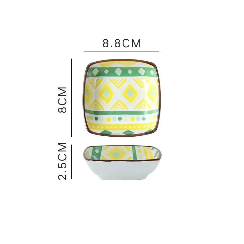 Bohemian Ceramic Accent Dishes