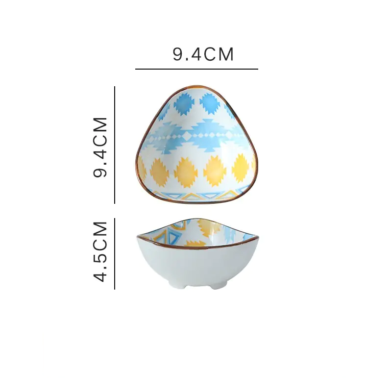 Bohemian Ceramic Accent Dishes