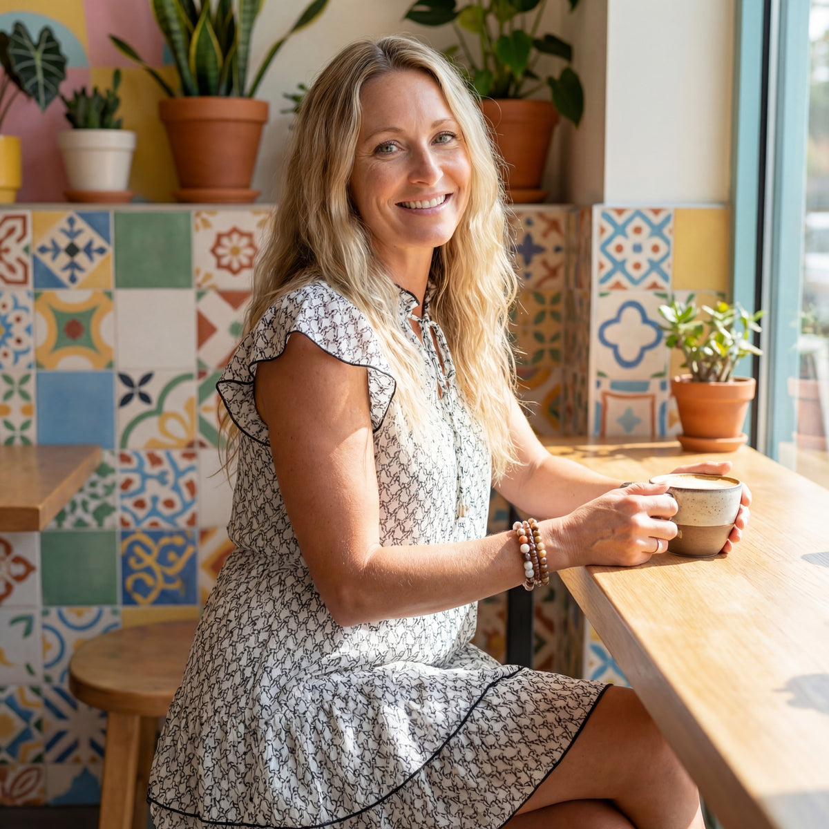 The Serene Ruffle Mini Dress