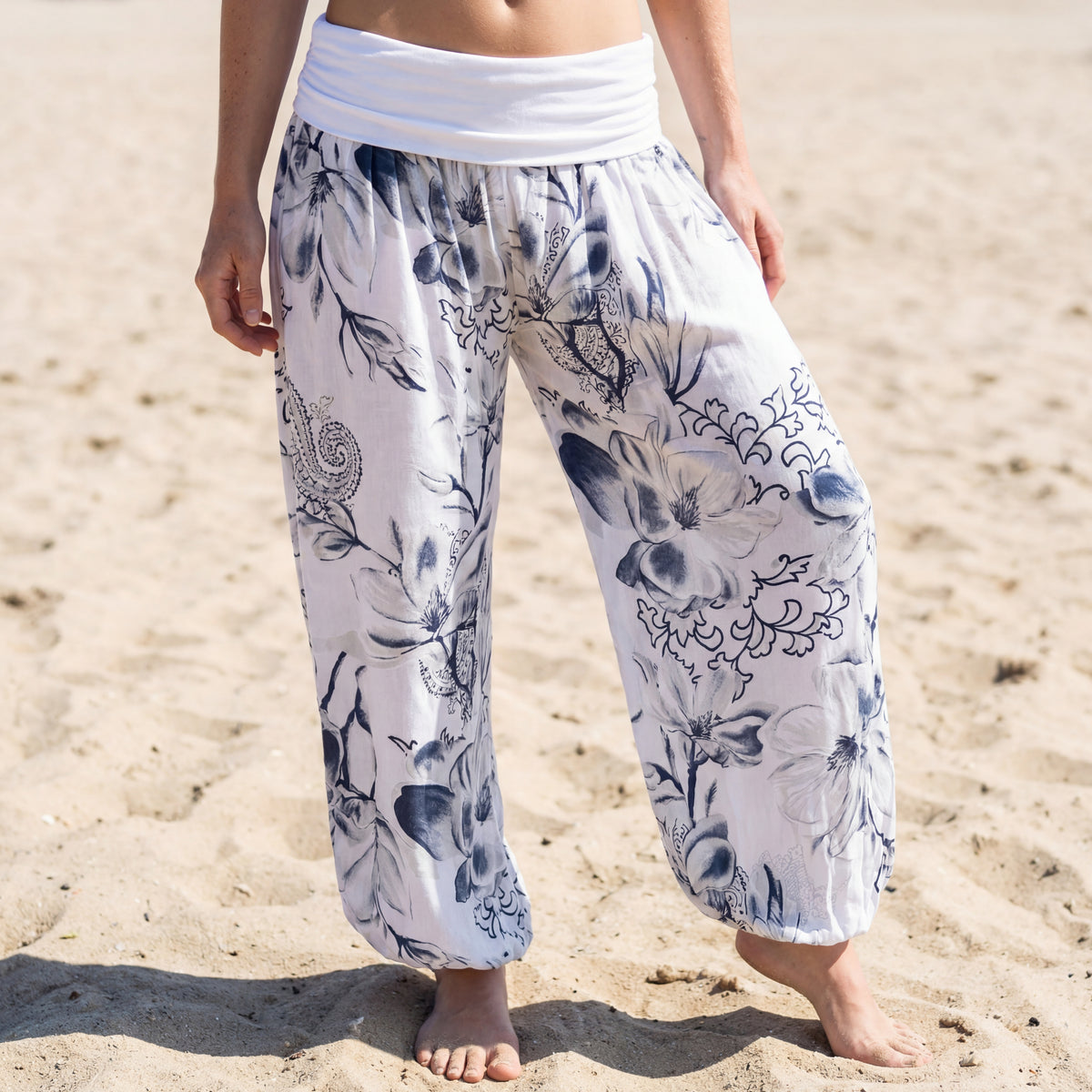 Effortless Retro Wide Leg Pants