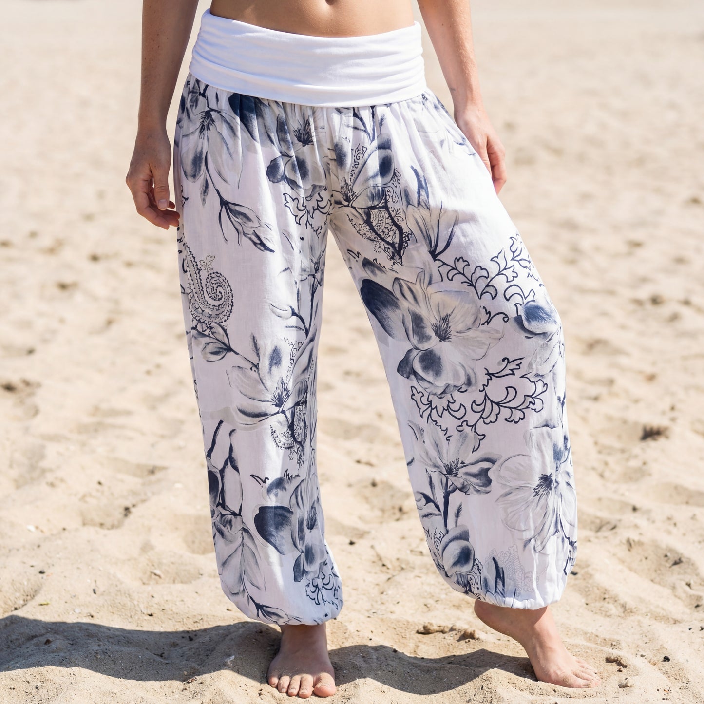 Effortless Retro Wide Leg Pants