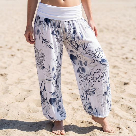 Effortless Retro Wide Leg Pants