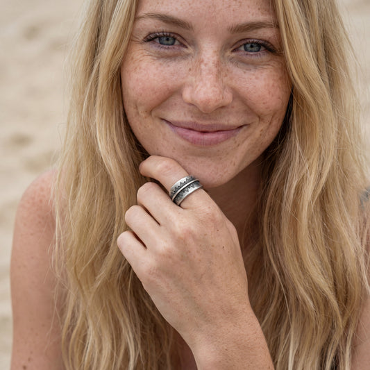 Bohemian Vintage Carved Opening Ring