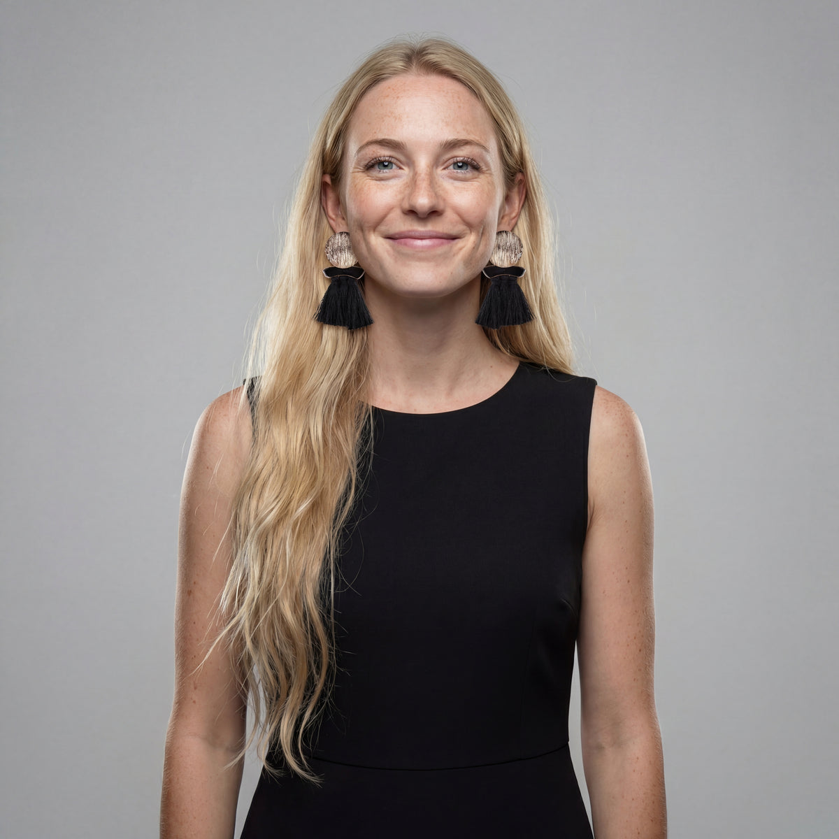 Boho Drip Fringe Statement Hoops